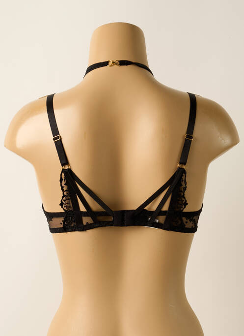 Soutien-gorge tissage dentelle haut soutien-gorge emboitant noir AUBADE femme