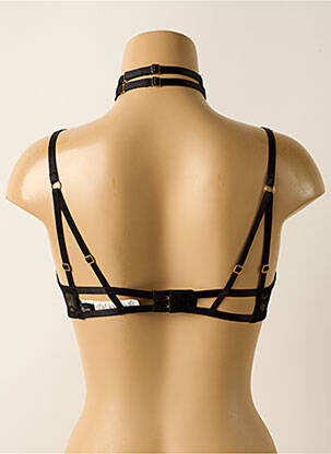 Soutien-gorge tissage dentelle haut soutien-gorge emboitant noir AUBADE femme
