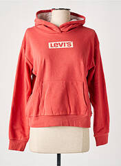 Sweat-shirt à capuche orange LEVIS pour fille seconde vue