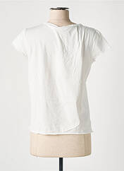 T-shirt blanc PLEASE pour fille seconde vue