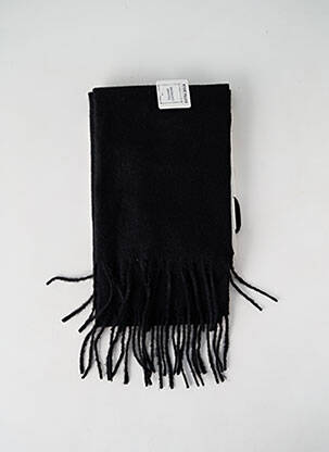 Echarpe maille opaque noir BILL TORNADE homme