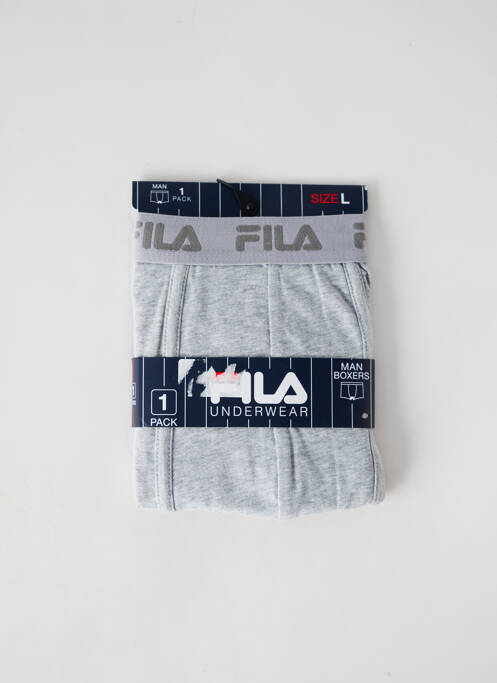 Boxer gris FILA pour homme