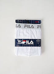 Boxer blanc FILA pour homme seconde vue