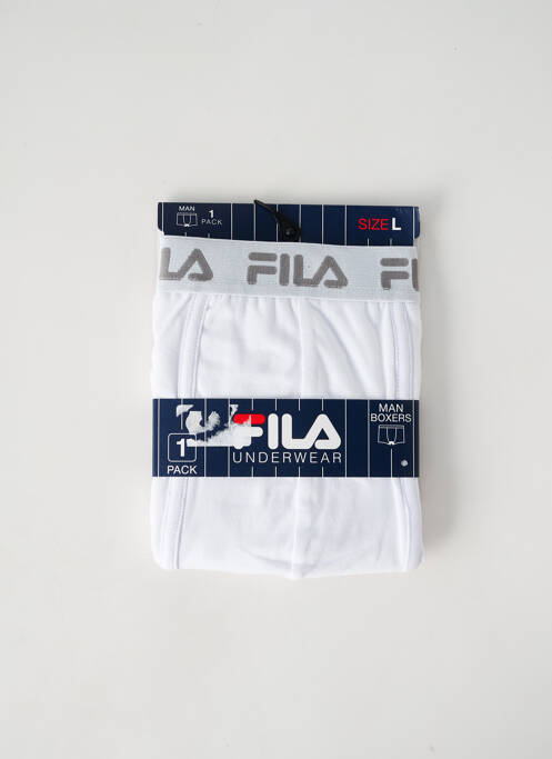 Boxer blanc FILA pour homme