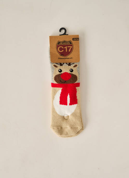 Chaussettes beige C17 pour enfant