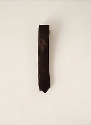 Cravate imprimé fantaisie marron THE KOOPLES homme