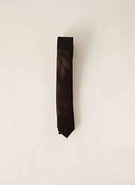 Cravate imprimé fantaisie marron THE KOOPLES homme
