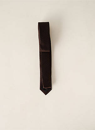 Cravate imprimé fantaisie marron THE KOOPLES homme