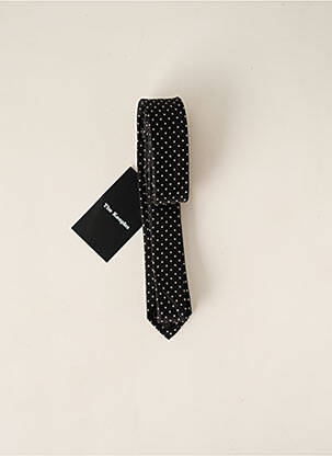 Cravate tissage satiné noir THE KOOPLES homme