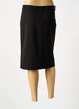 Jupe mi-longue stretch noir DIANE LAURY femme