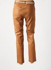 Pantalon chino marron C'EST BEAU LA VIE pour femme seconde vue