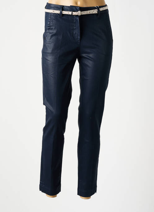 Pantalon chino bleu C'EST BEAU LA VIE pour femme