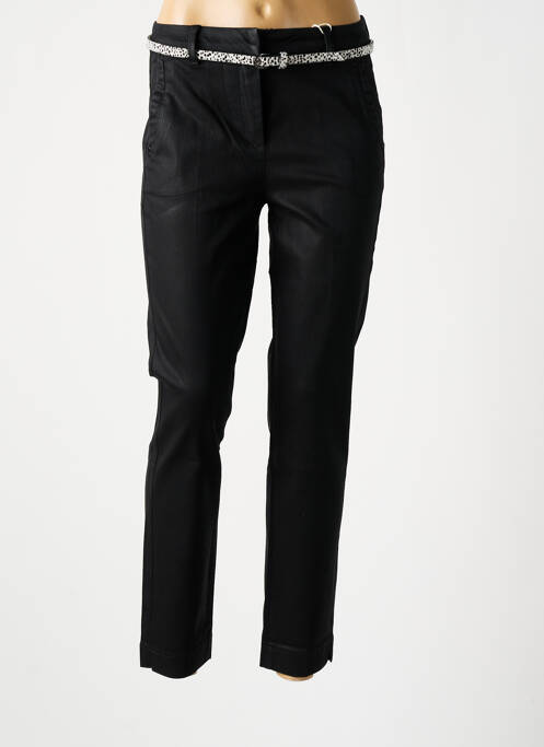 Pantalon chino noir C'EST BEAU LA VIE pour femme