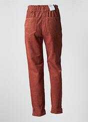 Pantalon droit orange C'EST BEAU LA VIE pour femme seconde vue