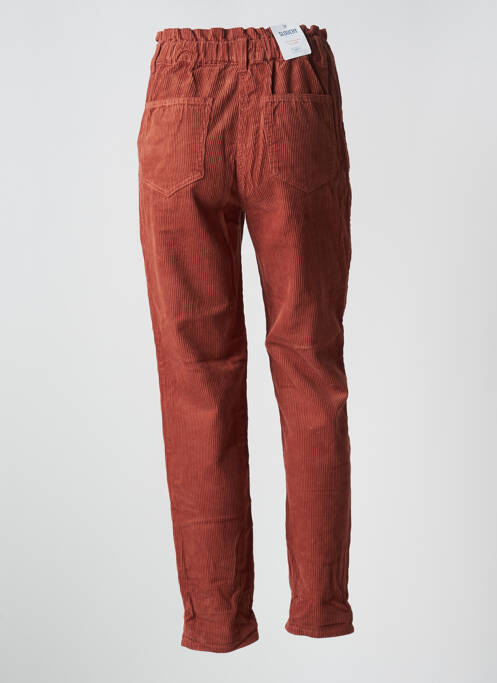 Pantalon droit orange C'EST BEAU LA VIE pour femme