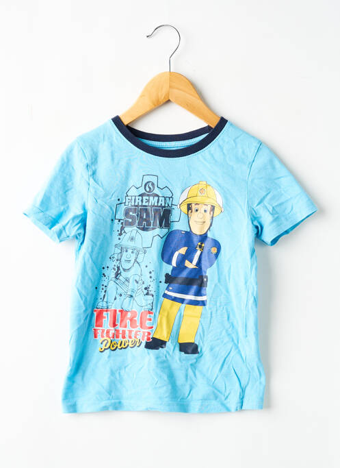 T-shirt bleu FIREMAN SAM pour garçon