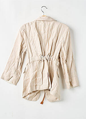 Veste casual col tailleur beige LILI SIDONIO femme