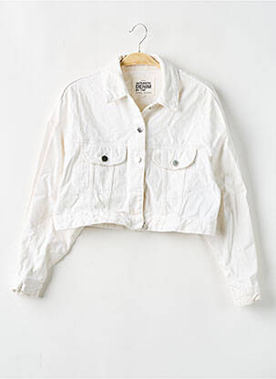 Veste casual poches blanc ZARA femme