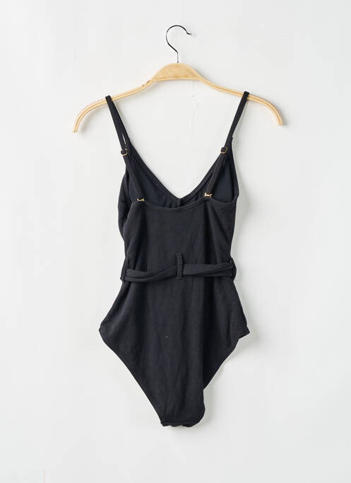 Maillot de bain 1 pièce noir NEW LOOK femme
