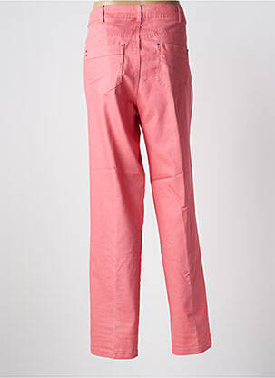 Pantalon droit stretch taille normale rose CISO femme