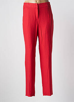 Pantalon slim taille élastique taille normale rouge MERI & ESCA femme