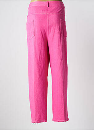 Pantalon droit stretch taille normale rose SEE YOU femme