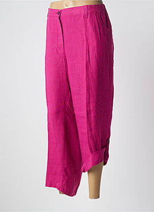 Pantalon 7/8 taille élastique taille normale rose KJBRAND femme