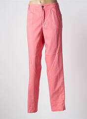 Pantalon droit rose CISO pour femme seconde vue