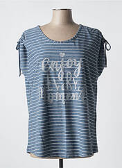 T-shirt bleu NO SECRET pour femme seconde vue