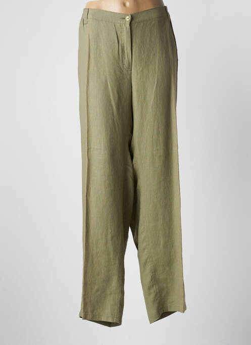 Pantalon droit vert KJBRAND pour femme