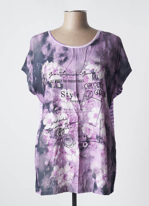 T-shirt violet NO SECRET pour femme