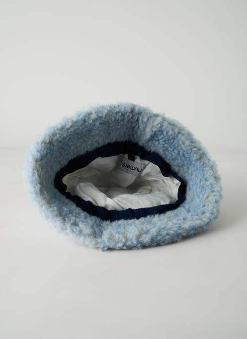 Bonnet bleu NUMERO 6 pour femme
