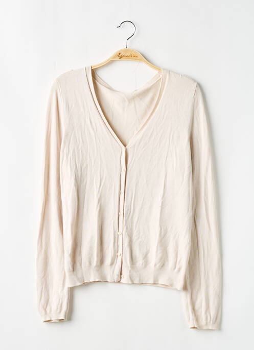 Gilet manches longues beige SANS MARQUE pour femme