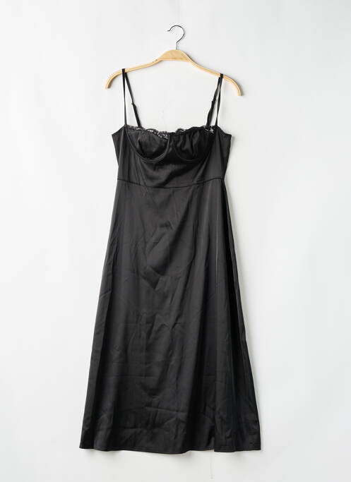 Robe mi-longue noir CIDER pour femme