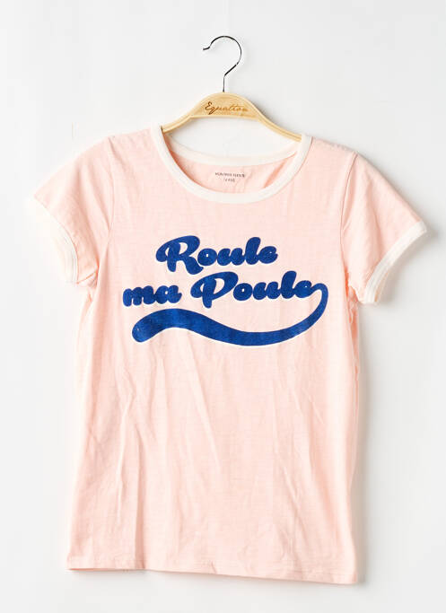 T-shirt rose MONOPRIX pour fille