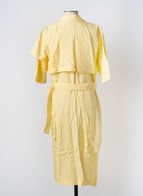 Robe mi-longue jaune NUMERO 6 femme