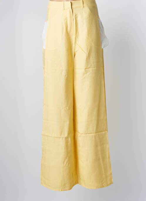 Pantalon large jaune NUMERO 6 pour femme