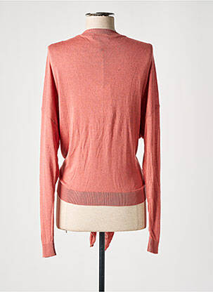 Gilet manches longues coupe cintrée rose EVA KAYAN femme