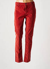 Pantalon slim rouge LE PETIT BAIGNEUR pour femme seconde vue