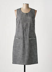 Robe mi-longue gris GD pour femme seconde vue