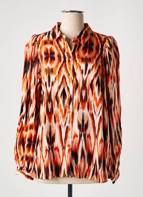 Blouse orange ESQUALO pour femme