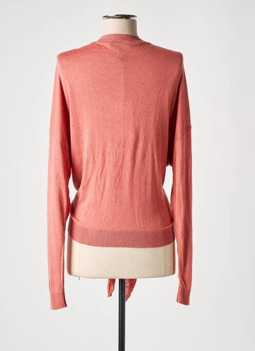 Gilet manches longues rose EVA KAYAN pour femme