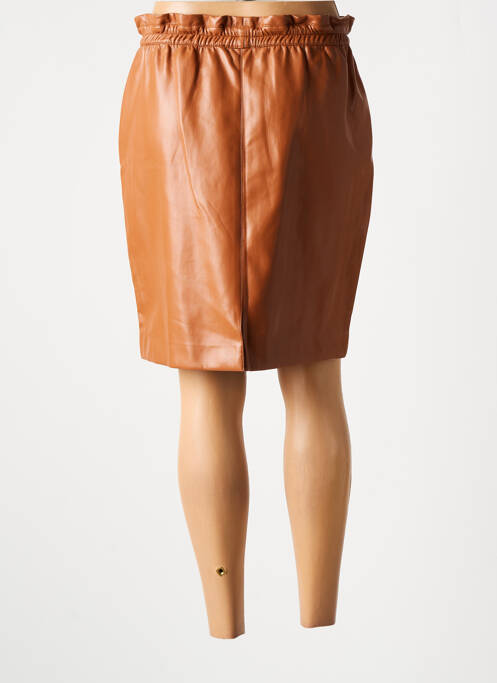 Jupe courte marron ESQUALO pour femme