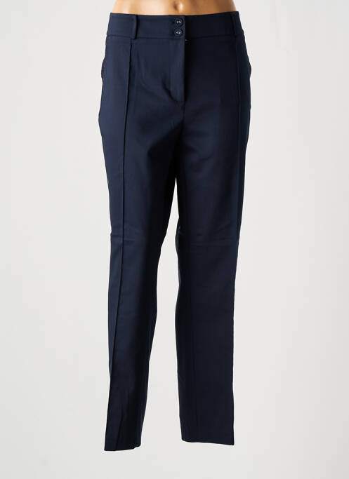 Pantalon droit bleu EVA KAYAN pour femme