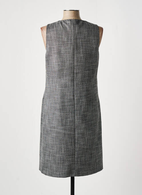 Robe mi-longue gris GD pour femme