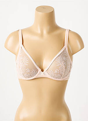 Soutien-gorge légère et transparente haut soutien-gorge emboitant rose SIMONE X SIMONE PÉRÈLE femme