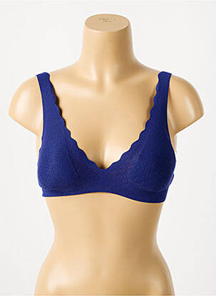 Soutien-gorge sans armature brassieres bleu SLOGGI femme