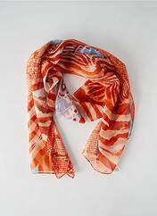 Foulard orange JULIE GUERLANDE pour femme seconde vue