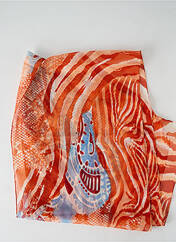 Foulard orange JULIE GUERLANDE pour femme seconde vue