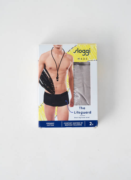 Boxer gris SLOGGI pour homme